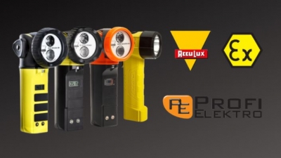 NOWOŚĆ! Nowoczesne superlekkie latarki kątowe ATEX LED AccuLux w naszej ofercie.